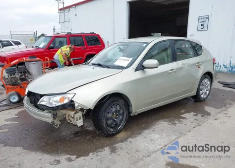 2009 Subaru Impreza 2.5I z USA, uszkodzony, nr VIN JF1GH61689G803257